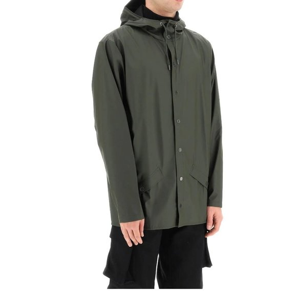 Rains Other - NEW Rains Green Snap Waterproof Pockets Short Rain Jacket P5281